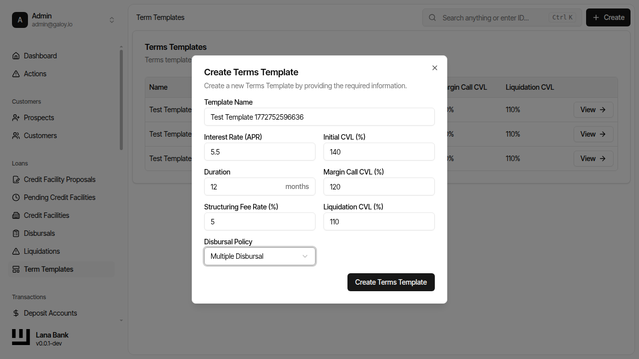 Select disbursal policy
