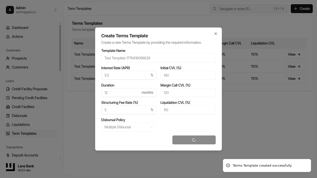 Submit terms template