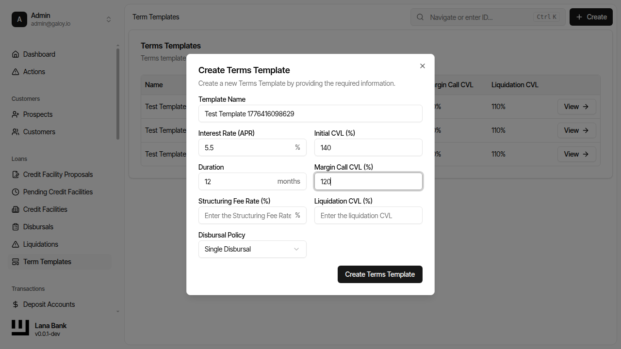 Enter margin call CVL