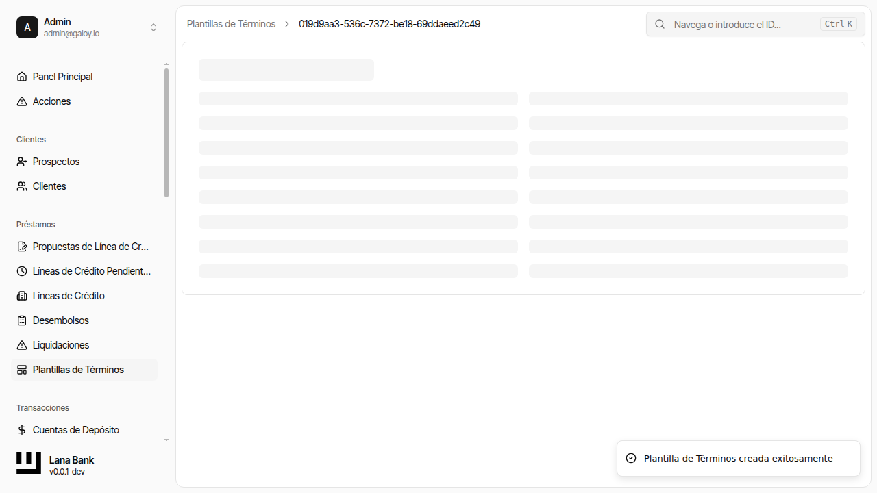 Enviar plantilla términos