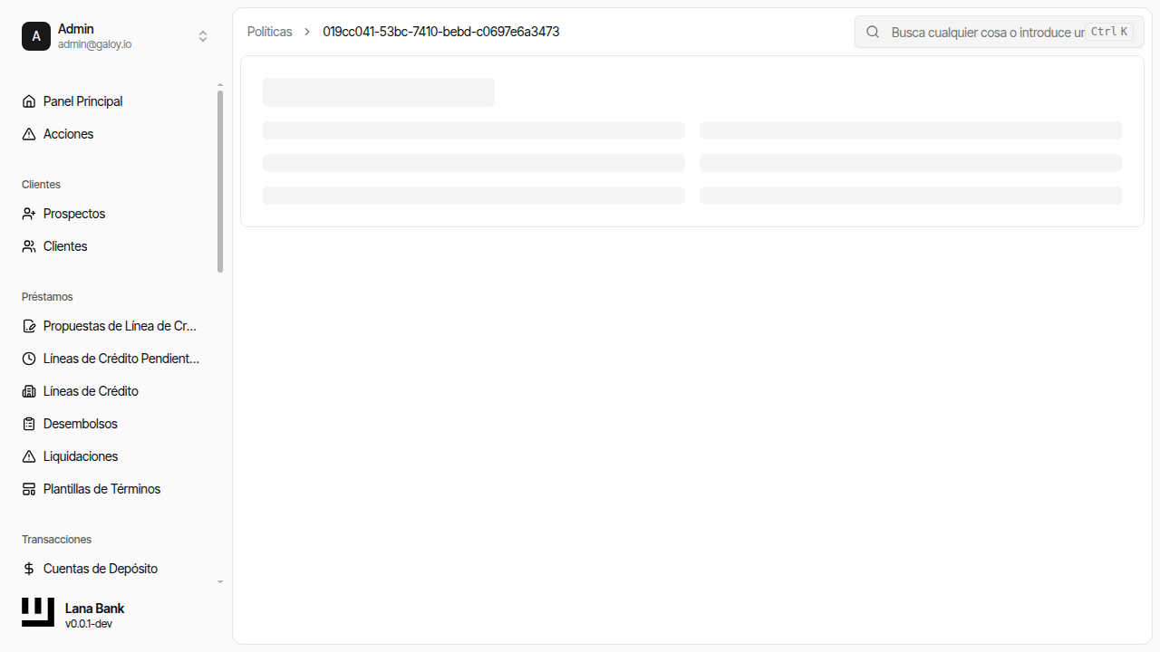 Seleccionar política