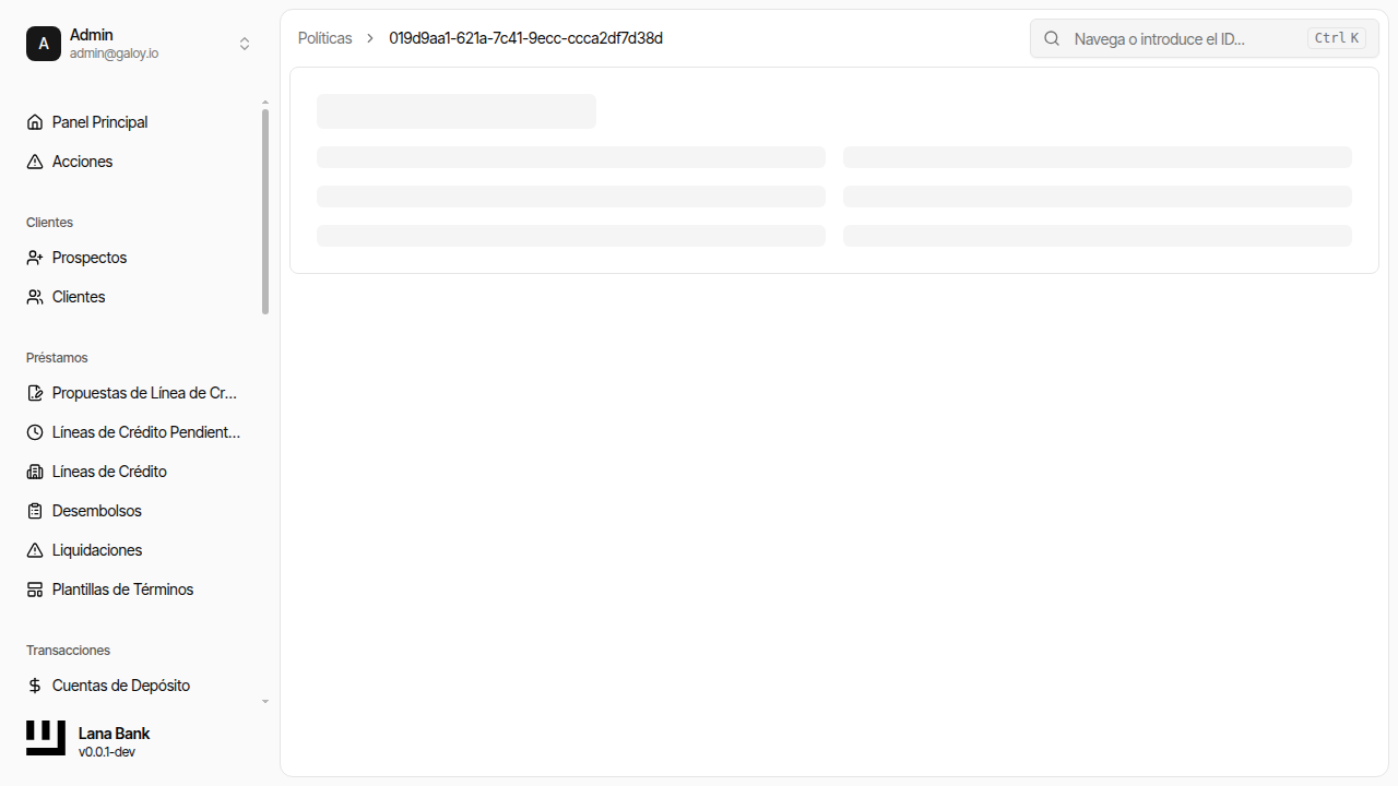 Seleccionar política