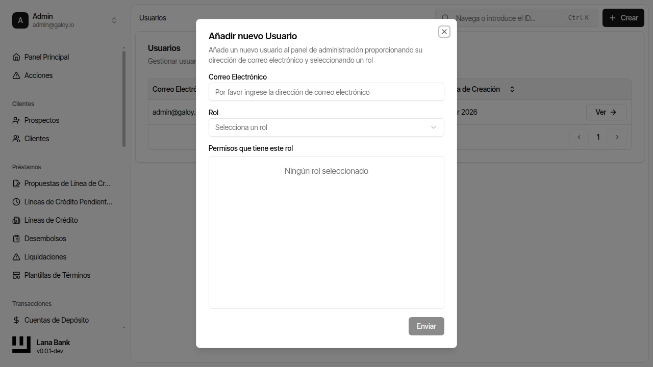 Botón crear usuario