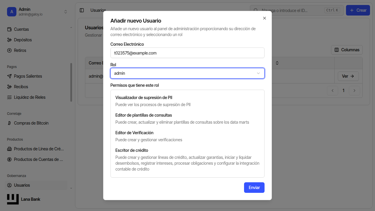 Asignar rol admin