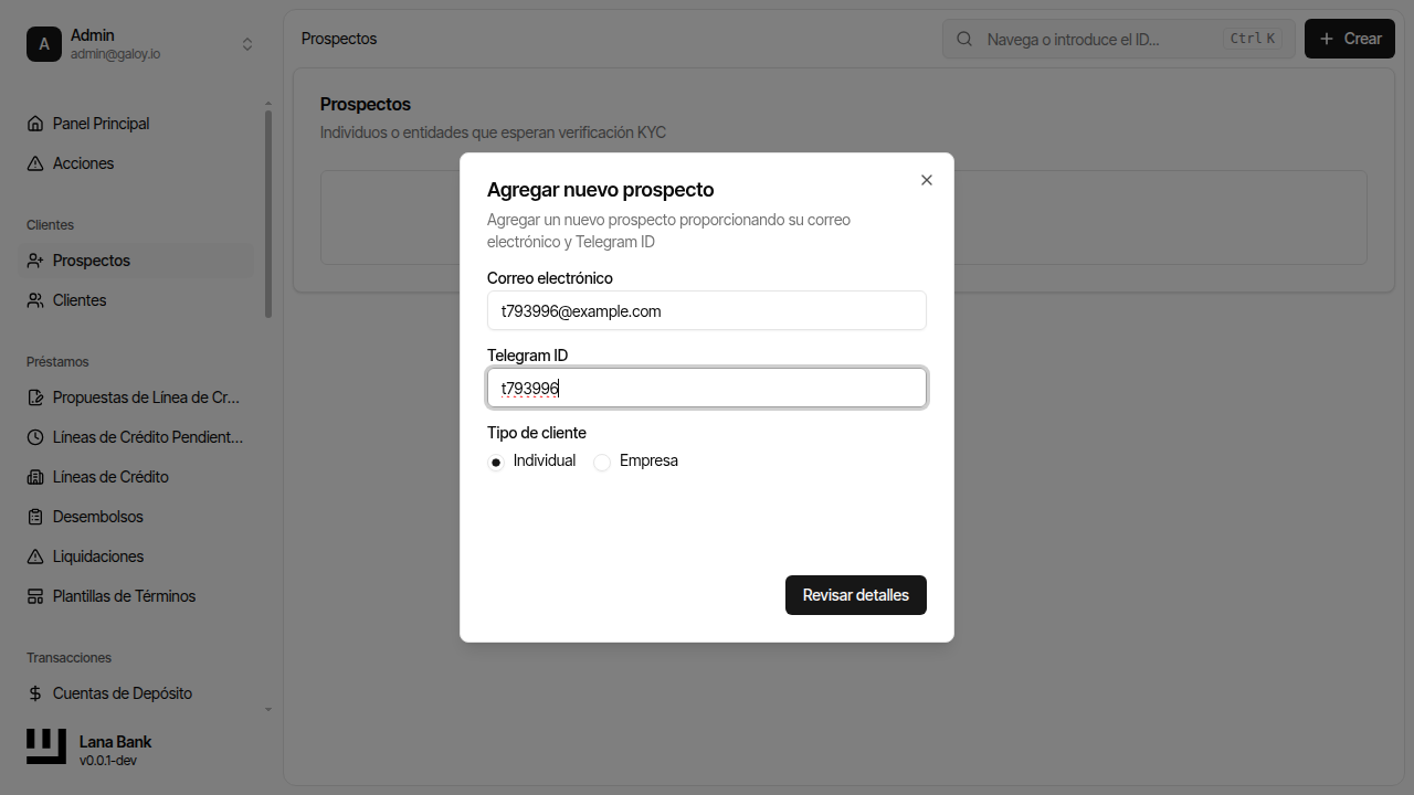 Introducir ID de Telegram