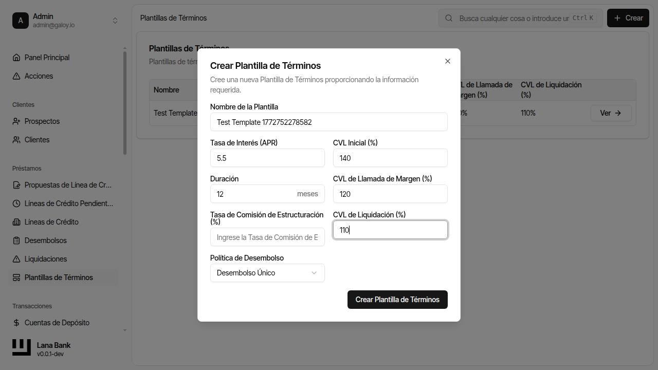 Ingresar cvl liquidación