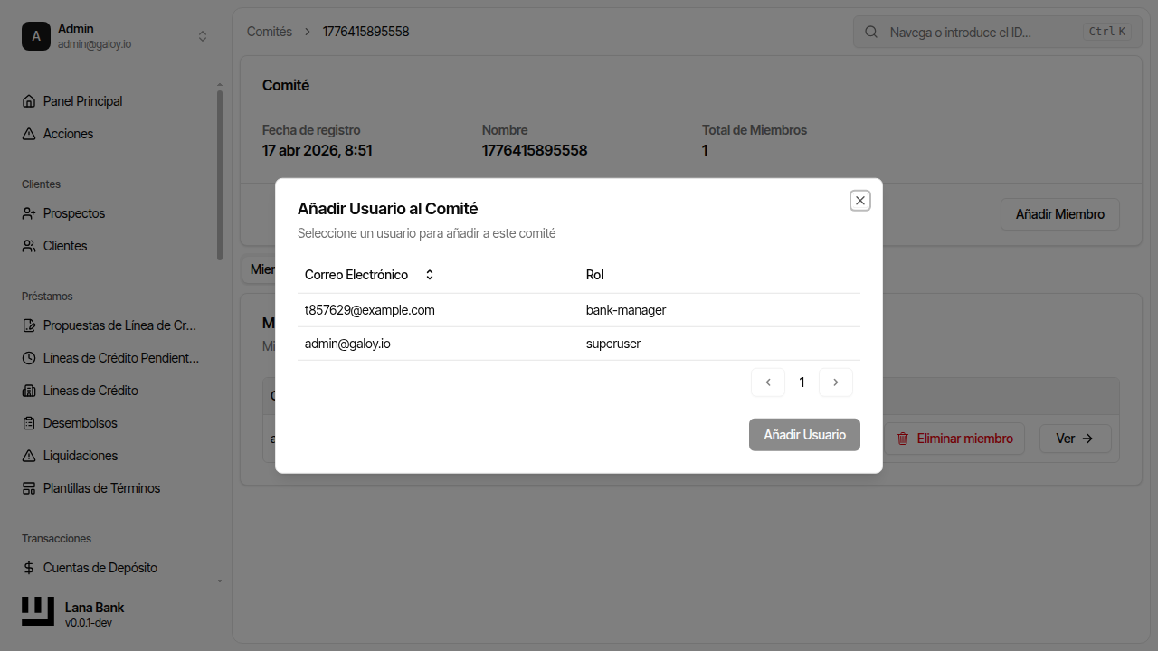 Botón agregar miembro