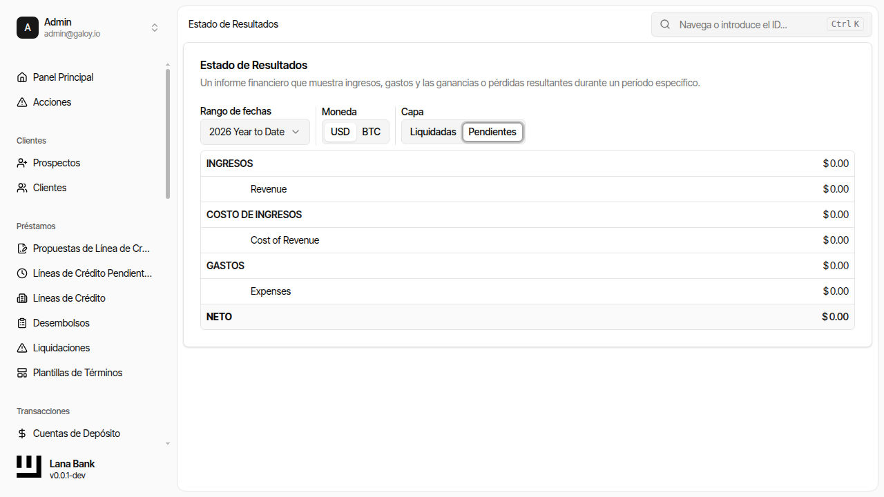 Estado de resultados capa pendiente